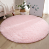 Living Room Rugs Bedroom Carpet Decoration Home Decor Aesthetic Furry Comfort Round Carpet White Pink Green Foot Mat Area Rug