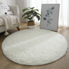 Living Room Rugs Bedroom Carpet Decoration Home Decor Aesthetic Furry Comfort Round Carpet White Pink Green Foot Mat Area Rug