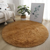 Living Room Rugs Bedroom Carpet Decoration Home Decor Aesthetic Furry Comfort Round Carpet White Pink Green Foot Mat Area Rug