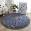 Living Room Rugs Bedroom Carpet Decoration Home Decor Aesthetic Furry Comfort Round Carpet White Pink Green Foot Mat Area Rug